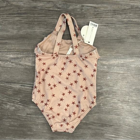 Rylee & Cru Baby Girl Ruffle Stars One Piece Swimsuit SPF - Picture 4 of 7